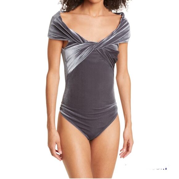 ALIX NYC Grove Twisted Bodysuit silver - Picture 4 of 13